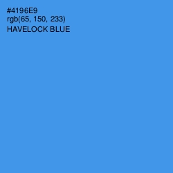 #4196E9 - Havelock Blue Color Image